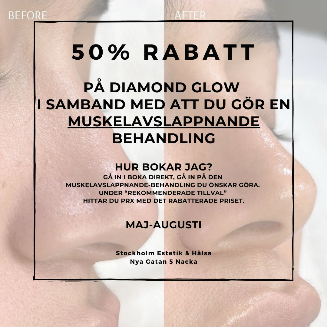 50% rabatt diamond glow